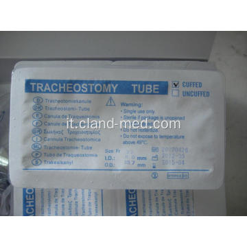 Tubo sterile monouso in tracheotomia in PVC monouso con polsino